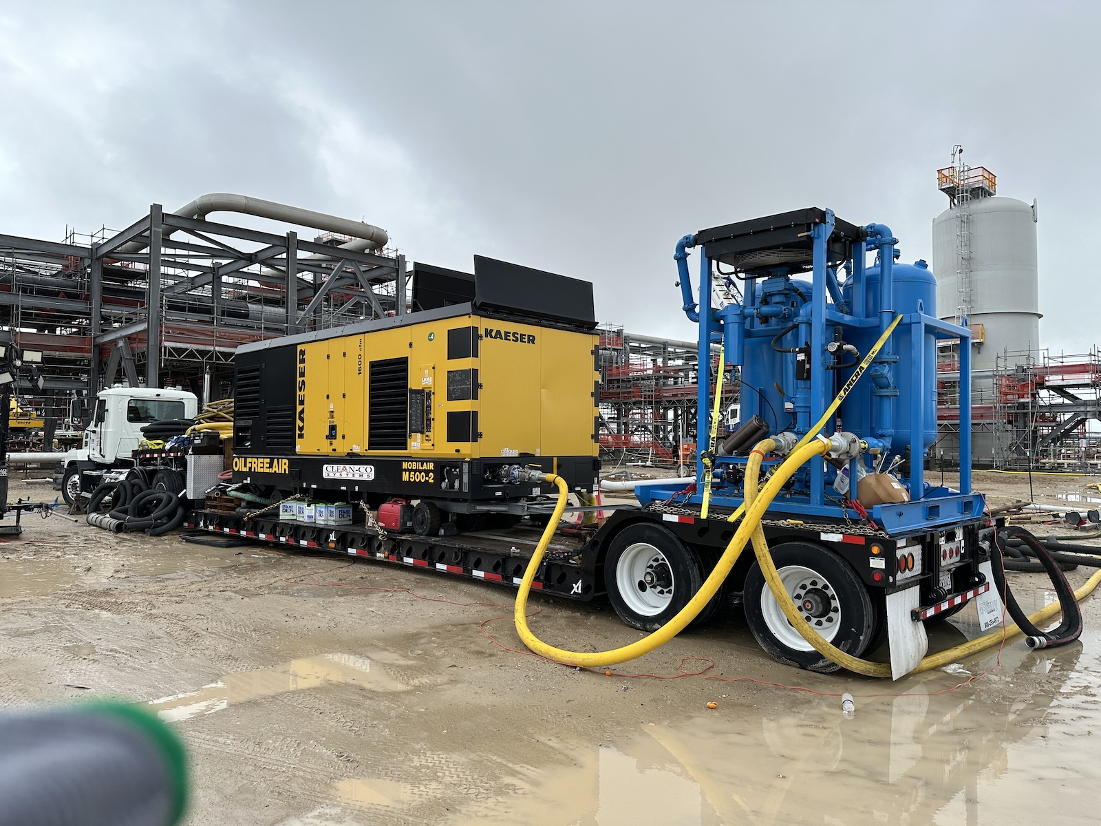 CleanCo Systems High-flow oil-free Compressor at an LNG plant